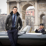 In this handout image supplied by British Airways the airline celebrated its love of Milan by taking British supermodels Suki Waterhouse and David Gandy out onto the city’s fashionable streets for two very special photoshoots - followed by an exclusive f