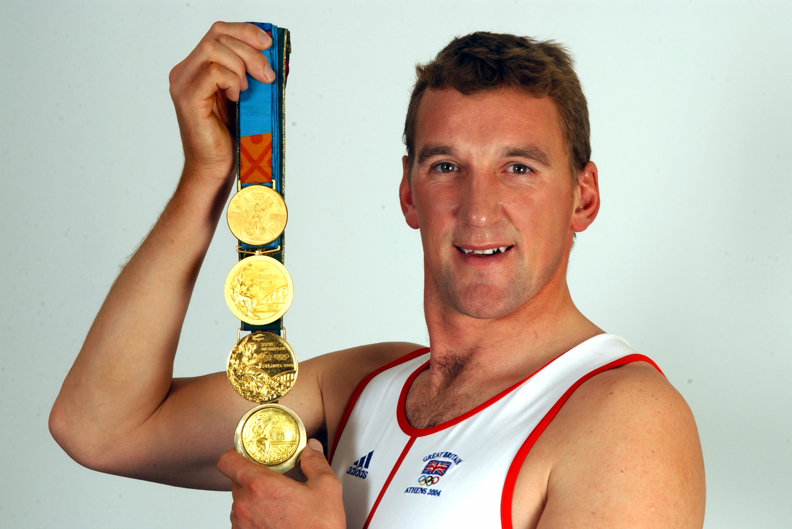 Matthew Pinsent, 4 Olympic Gold Medals. 1992.Barcelona, 1996. Atlanta. 2000.Sydney and 2004 Athens.